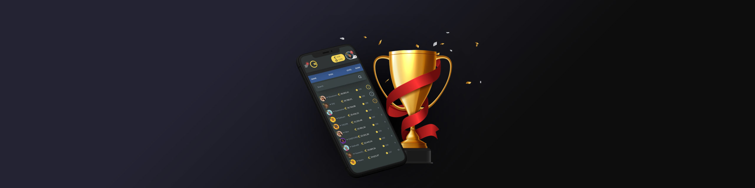 EazeGames’ Top 10 Players Won €300.000+ In Prizes